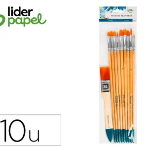 PINCEIS SINTÉTICOS LIDERPAPEL PONTAS E TAMANHOS SORTIDOS