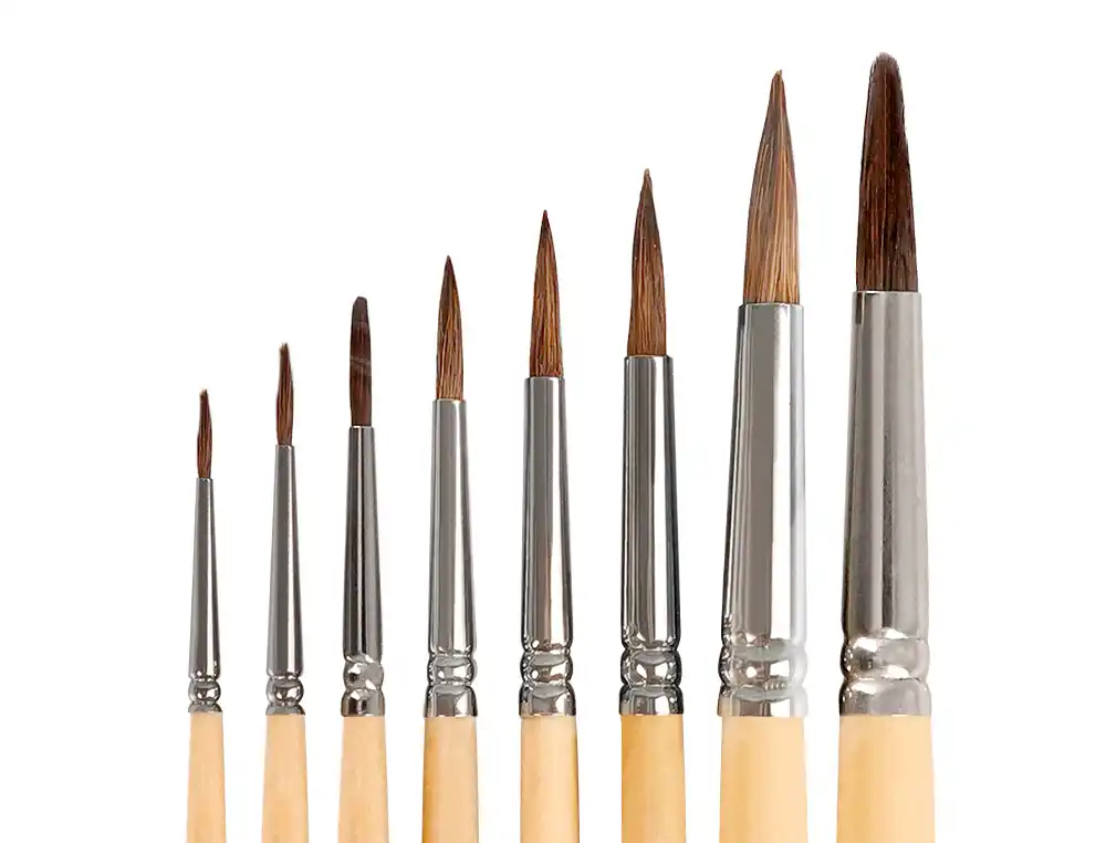 PINCEIS DE PELO DE PÓNEI LIDERPAPEL VIROLA CROMADA - Image 2