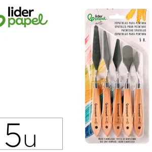 ESPÁTULA PARA PINTURA METÁLICA CABO DE MADEIRA