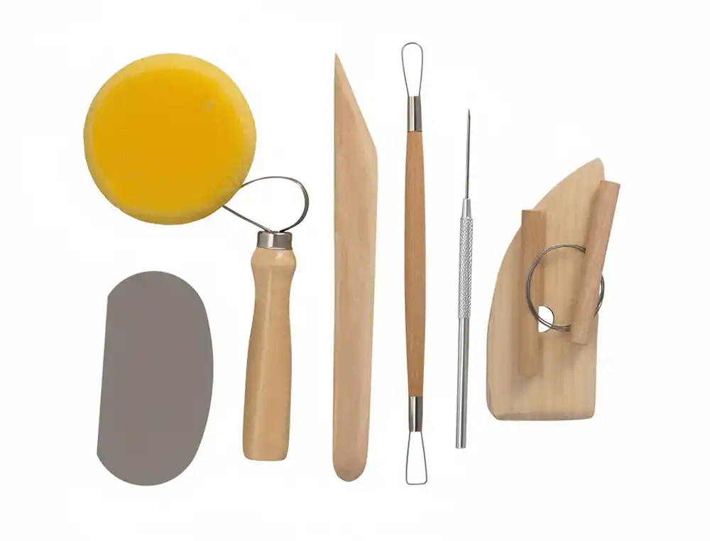 INSTRUMENTOS DE MODELAR PACK 8 FERRAMENTAS SORTIDAS CERTIFICADO FSC - Image 2