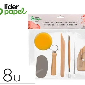 INSTRUMENTOS DE MODELAR PACK 8 FERRAMENTAS SORTIDAS CERTIFICADO FSC