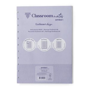 Recarga Caderno Inteligente Ambar Quadricolado A4