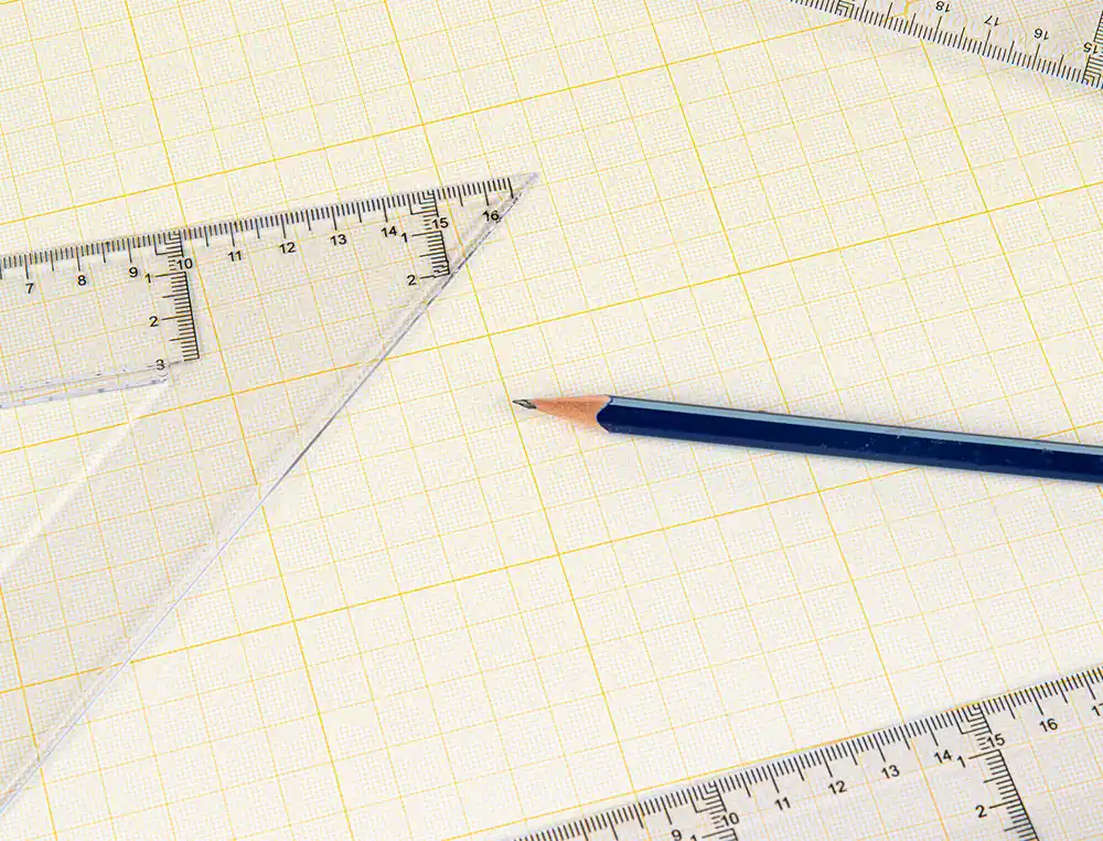 BLOCO PAPEL MILIMETRICO AMBAR DIN A4 50 FOLHAS 90 GR - Image 2