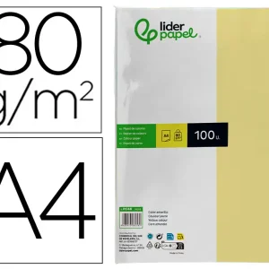 PAPEL DE COR LIDERPAPEL DIN A4 80 GR