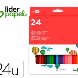 Lapis de cor liderpapel Cx 24 unid