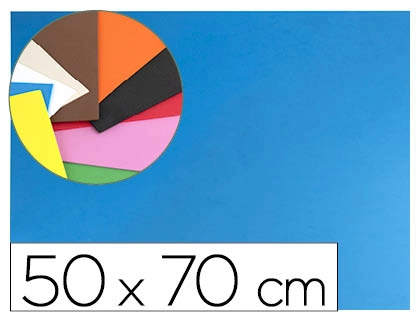 GOMA EVA 50X70 CM 60GR 1,5 MM AZUL CLARO